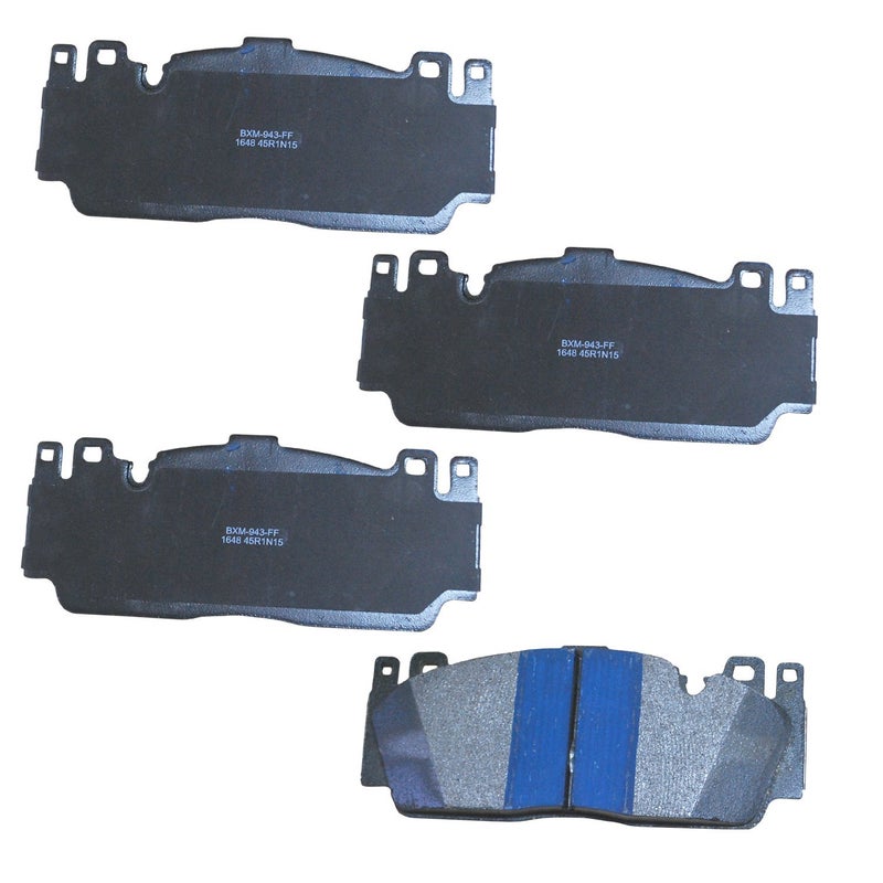 بنديكس وسادات الفرامل الأمامية شبه المعدنية من Bendix Premium SBM1648 لسيارة BMW M3 2018، M5 2017-2012، M6 2017-2012، M6 Gran Coupe 2017-2014 - Image 1